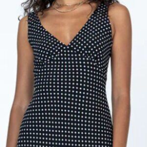 Princess Polly Nellie Mini Dress Black Polka Dot